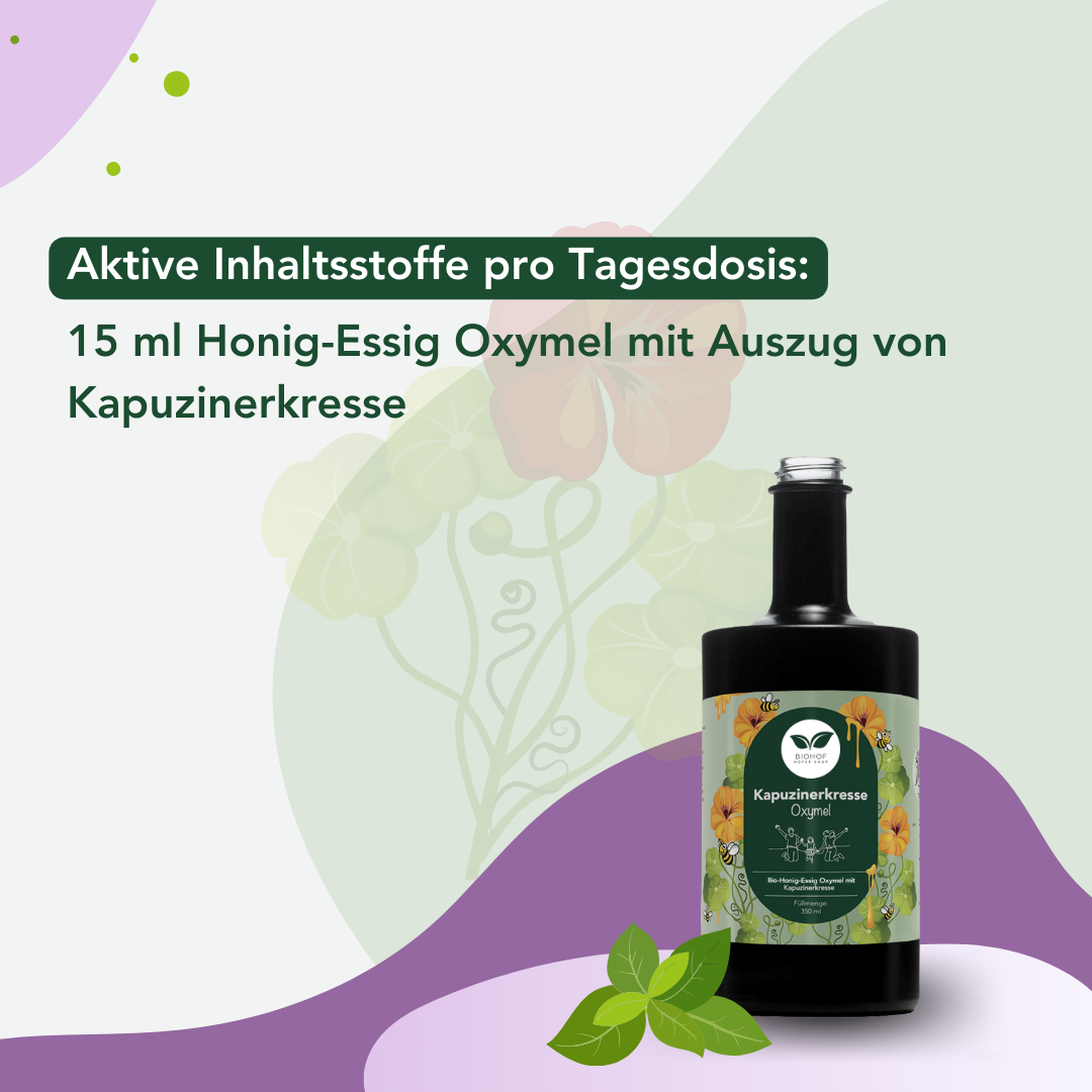 BIO-Kapuzinerkresse Oxymel